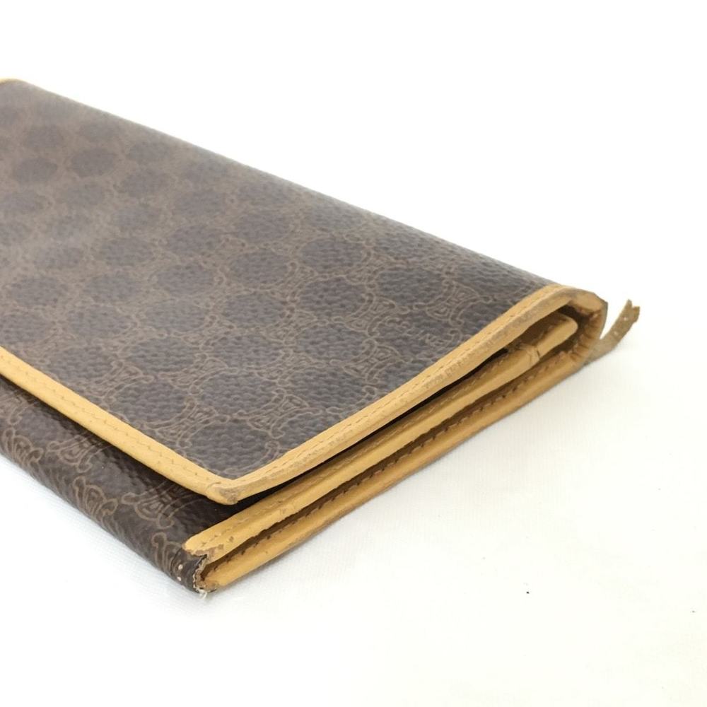 Celine Macadam Pattern Coated Canvas Long Wallet … - image 7